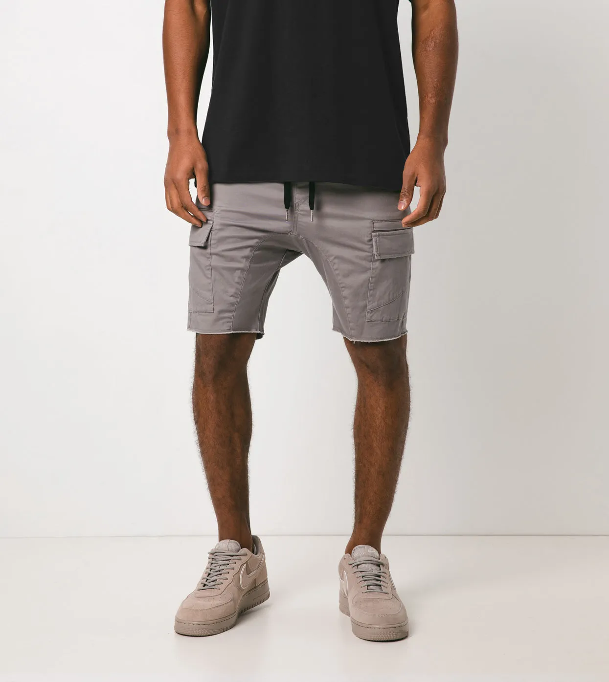 Sureshot Lightweight Cargo Short Cement - Sale sold by Zanerobe