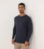 Flintlock LS Tee Navy sold by Zanerobe