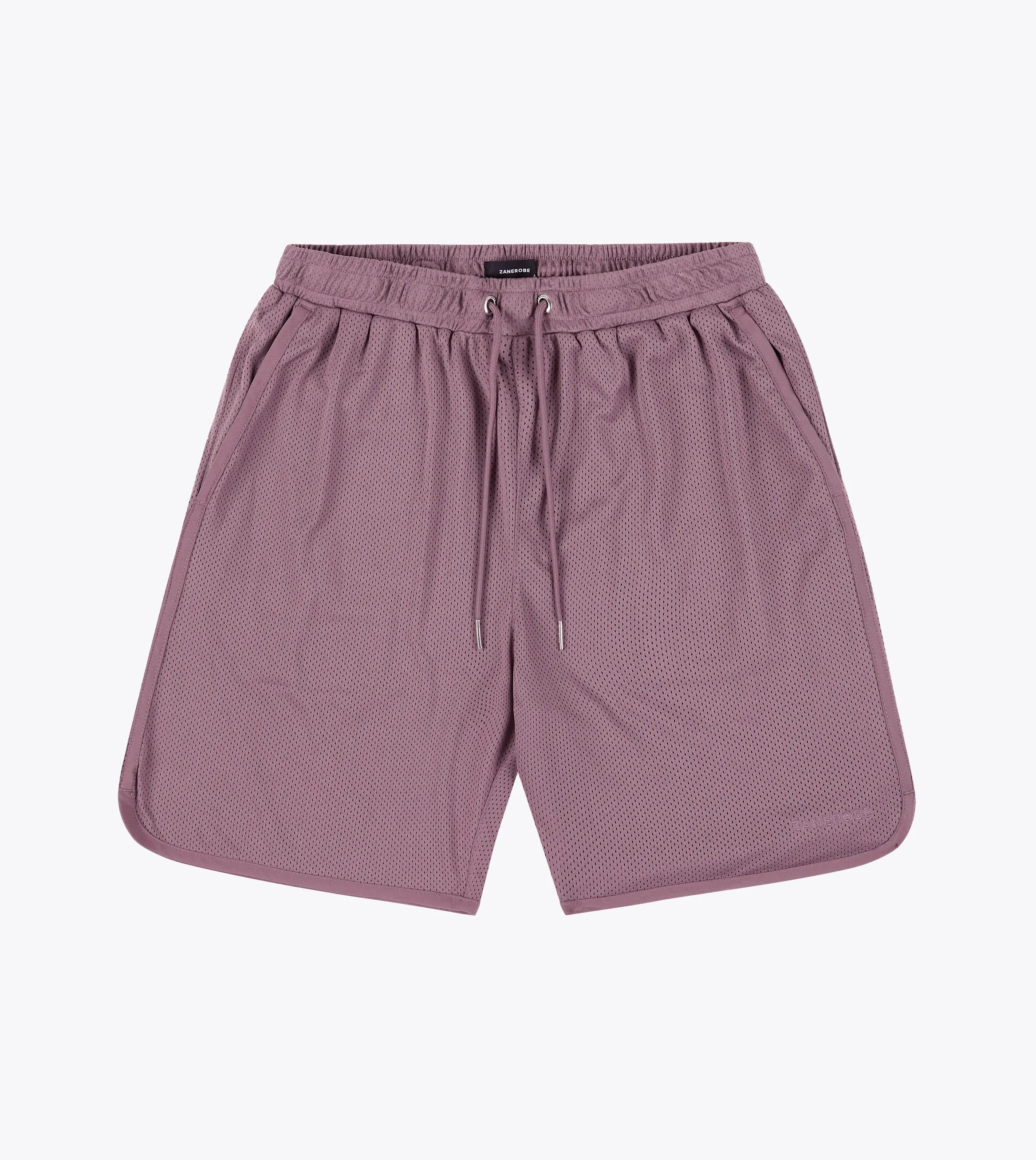 Mesh Basketball Short Mauve sold by Zanerobe
