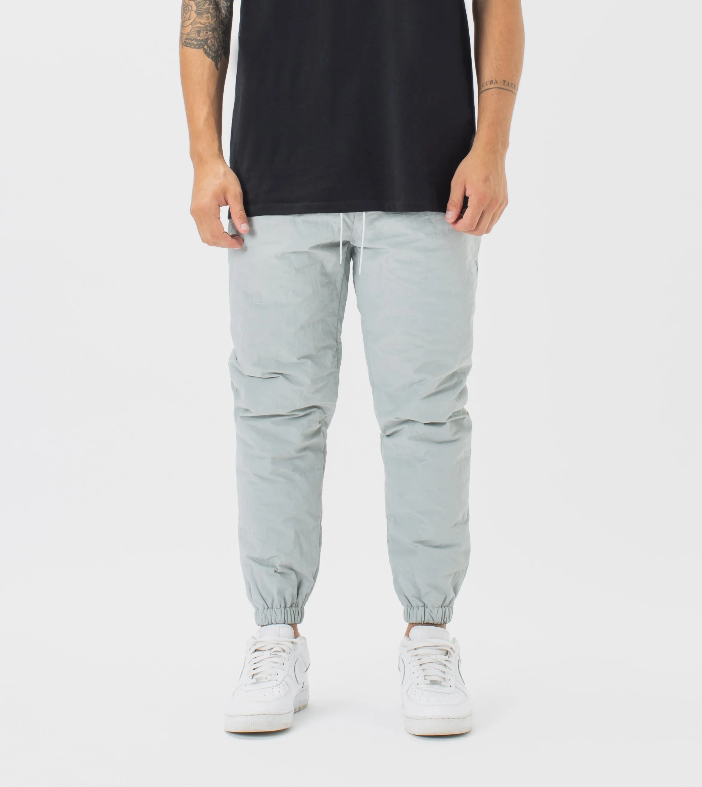 Quilted Jumpa Jogger Ice Grey sold by Zanerobe