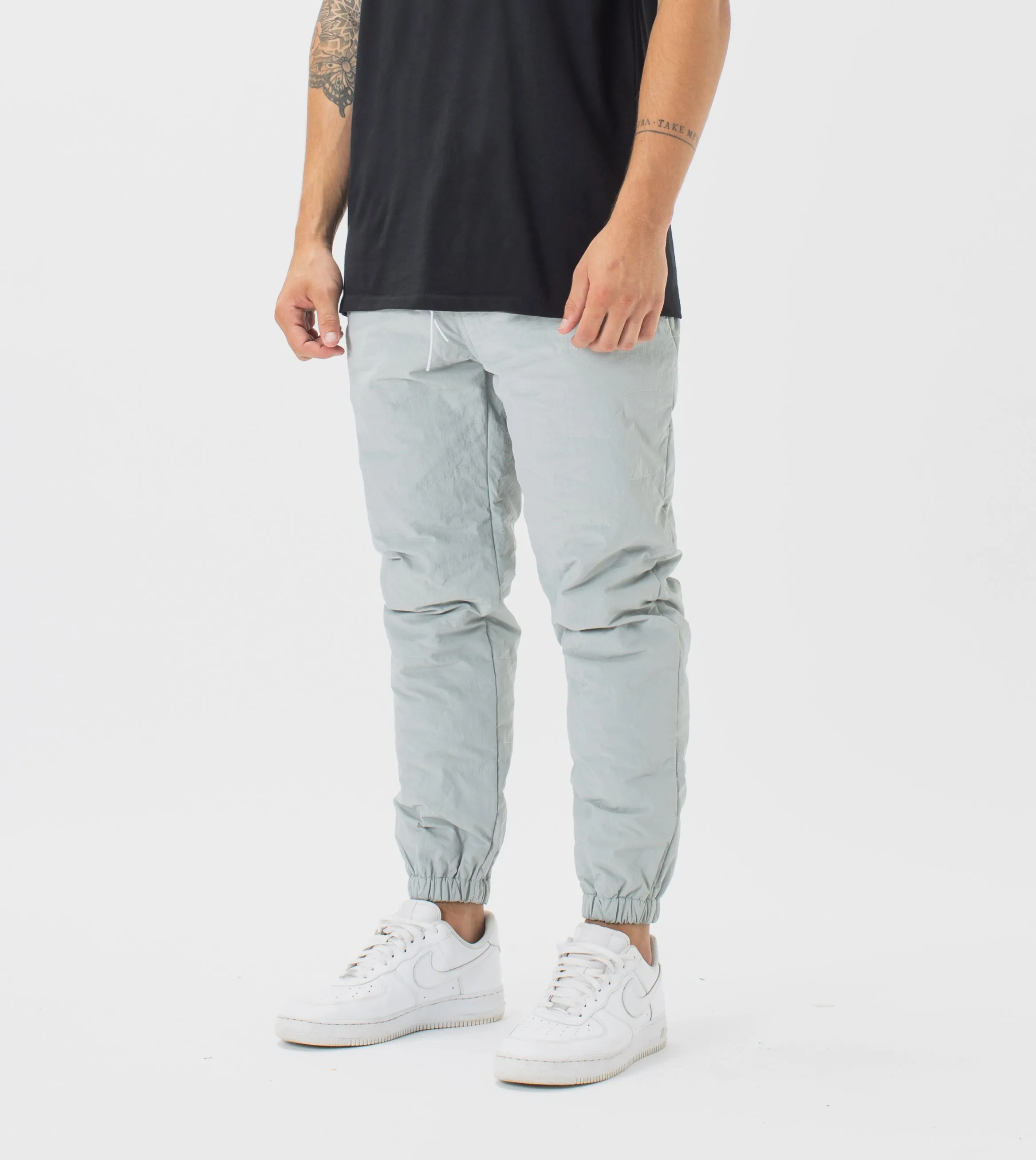 Quilted Jumpa Jogger Ice Grey sold by Zanerobe product image thumbnail 4