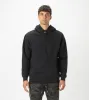 Lowgo Hood Sweat Black sold by Zanerobe