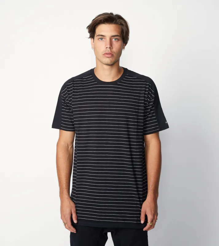 Super Rugger Tee Black/White - Sale sold by Zanerobe