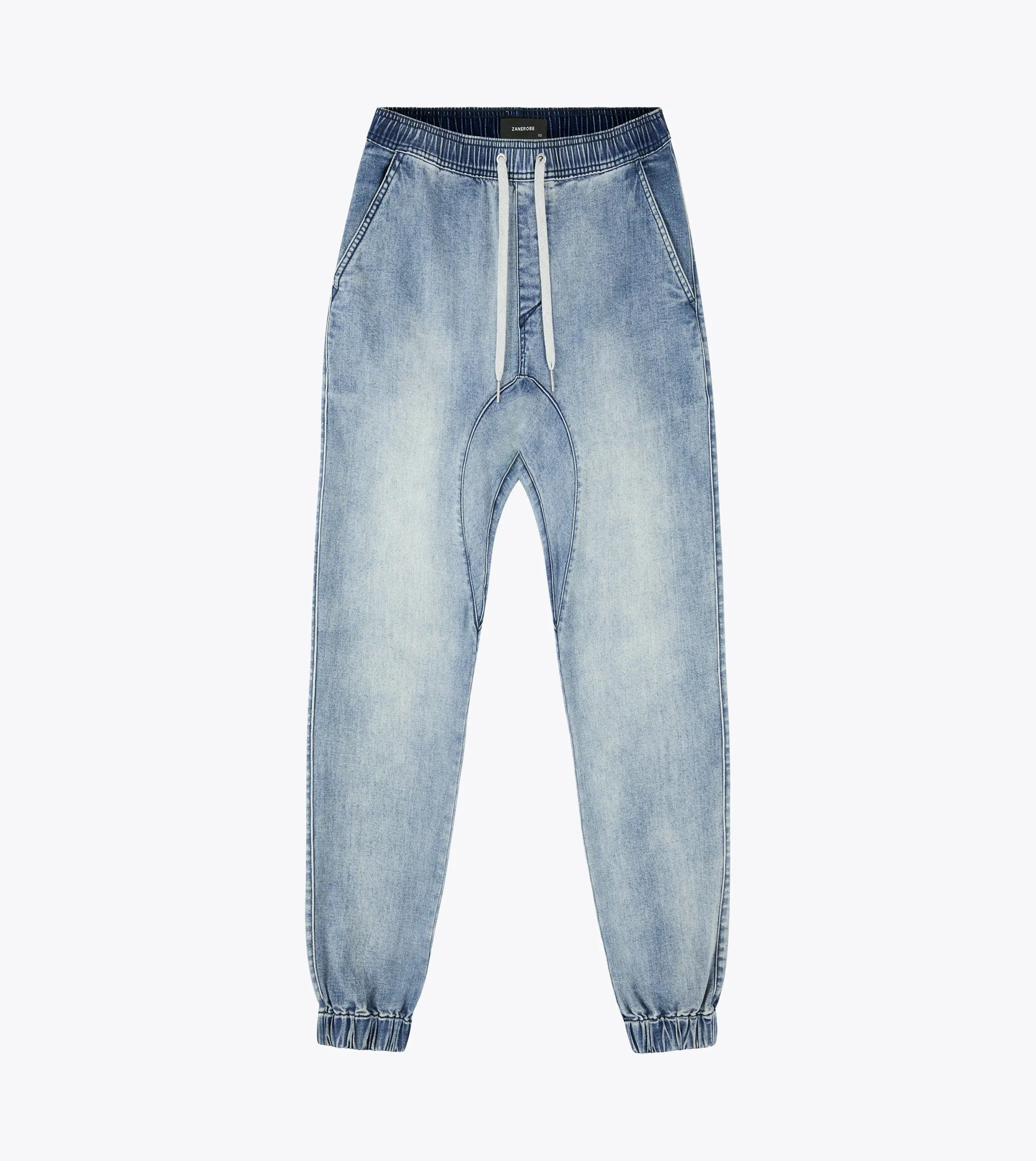 Sureshot Denim Jogger Mid Blue sold by Zanerobe product image thumbnail 3