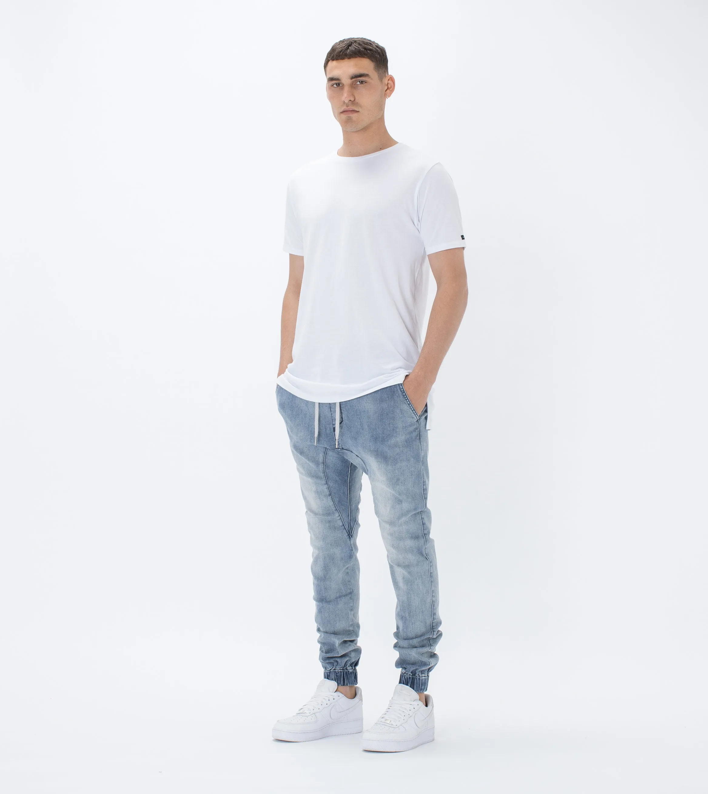 Sureshot Denim Jogger Mid Blue sold by Zanerobe product image thumbnail 2