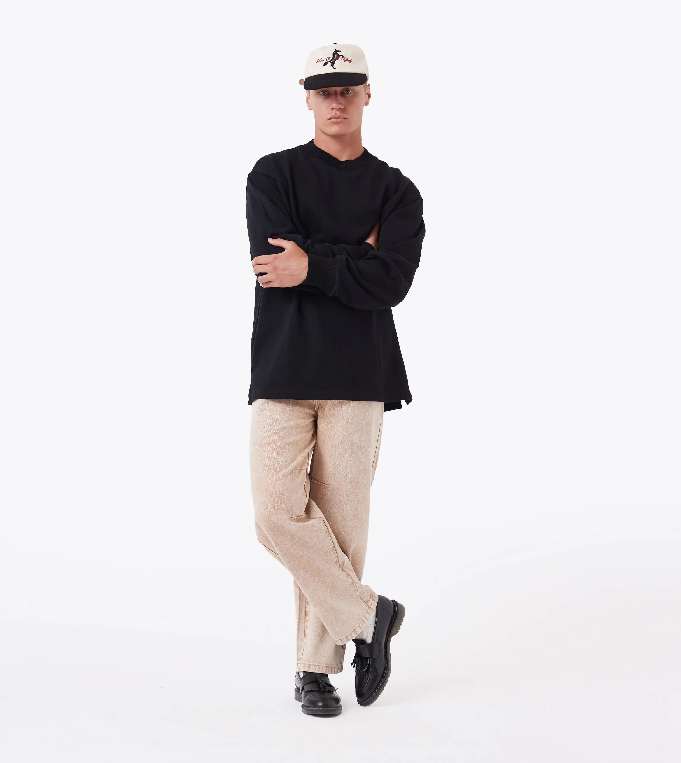 Steed Cap Vintage White/Black sold by Zanerobe product image thumbnail 5