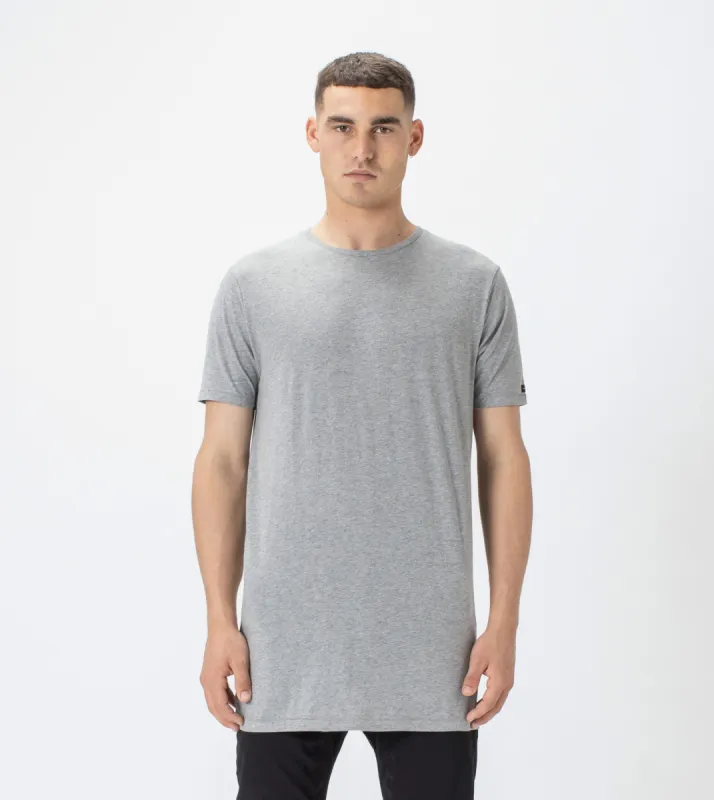 Tall Tee Dk Grey Marle sold by Zanerobe