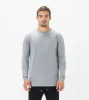 Flintlock LS Tee Dk Grey Marle sold by Zanerobe