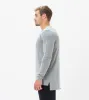 Flintlock LS Tee Dk Grey Marle sold by Zanerobe