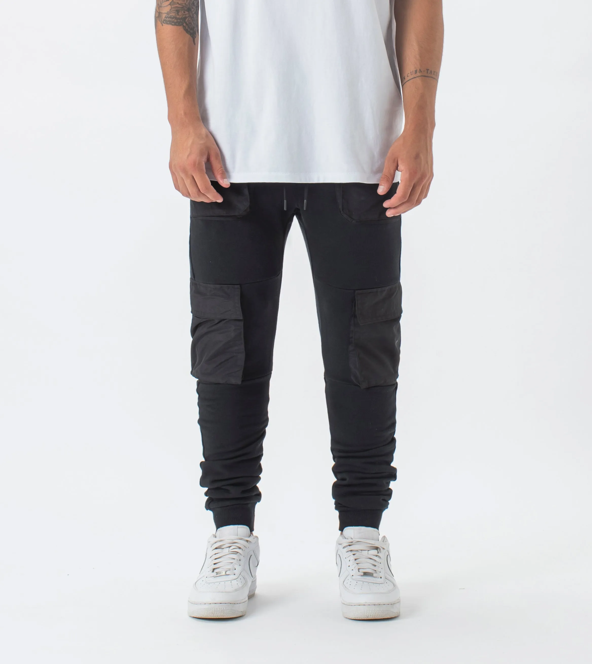 Sureshot Utility Fleece Jogger Black sold by Zanerobe