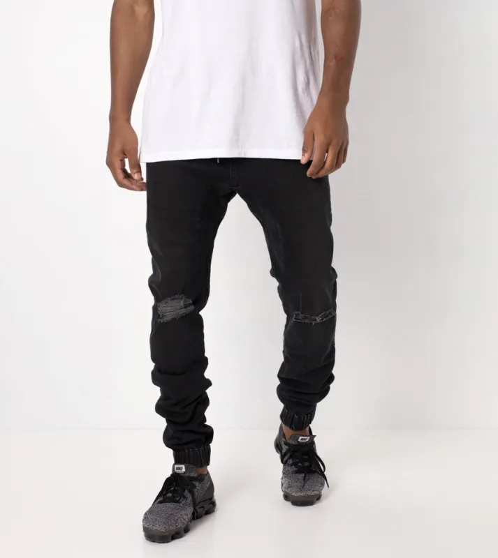 Sureshot Jogger Smokey Black - Sale sold by Zanerobe