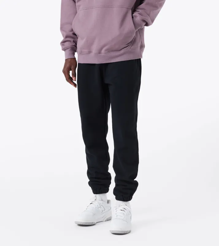 Jumpa Fleece Jogger Black sold by Zanerobe