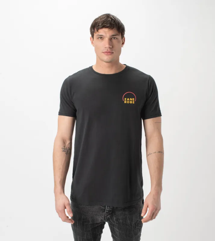 Rising Flintlock Tee Black sold by Zanerobe