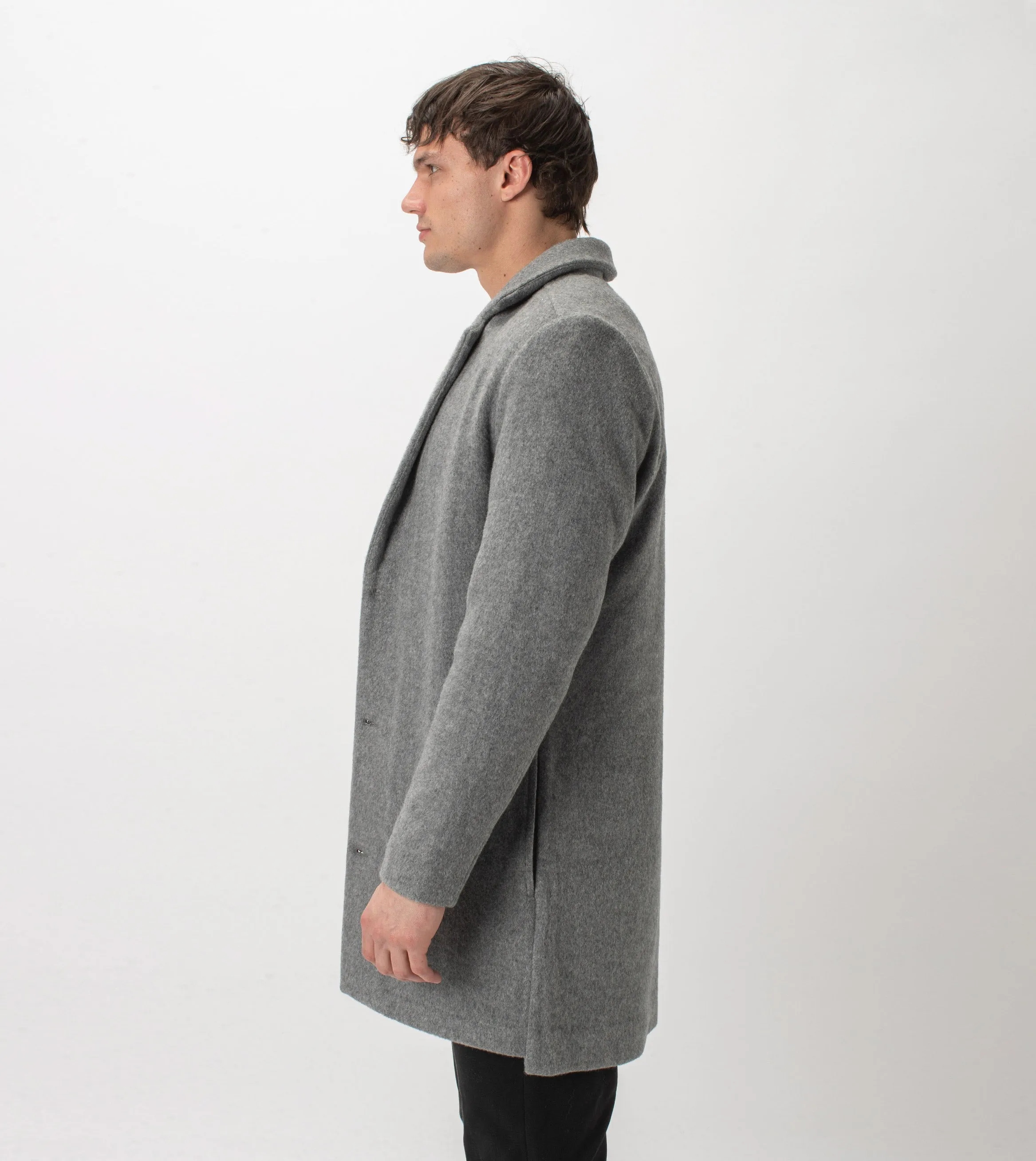 Kyoto Melton Jacket Grey Marle sold by Zanerobe product image thumbnail 4