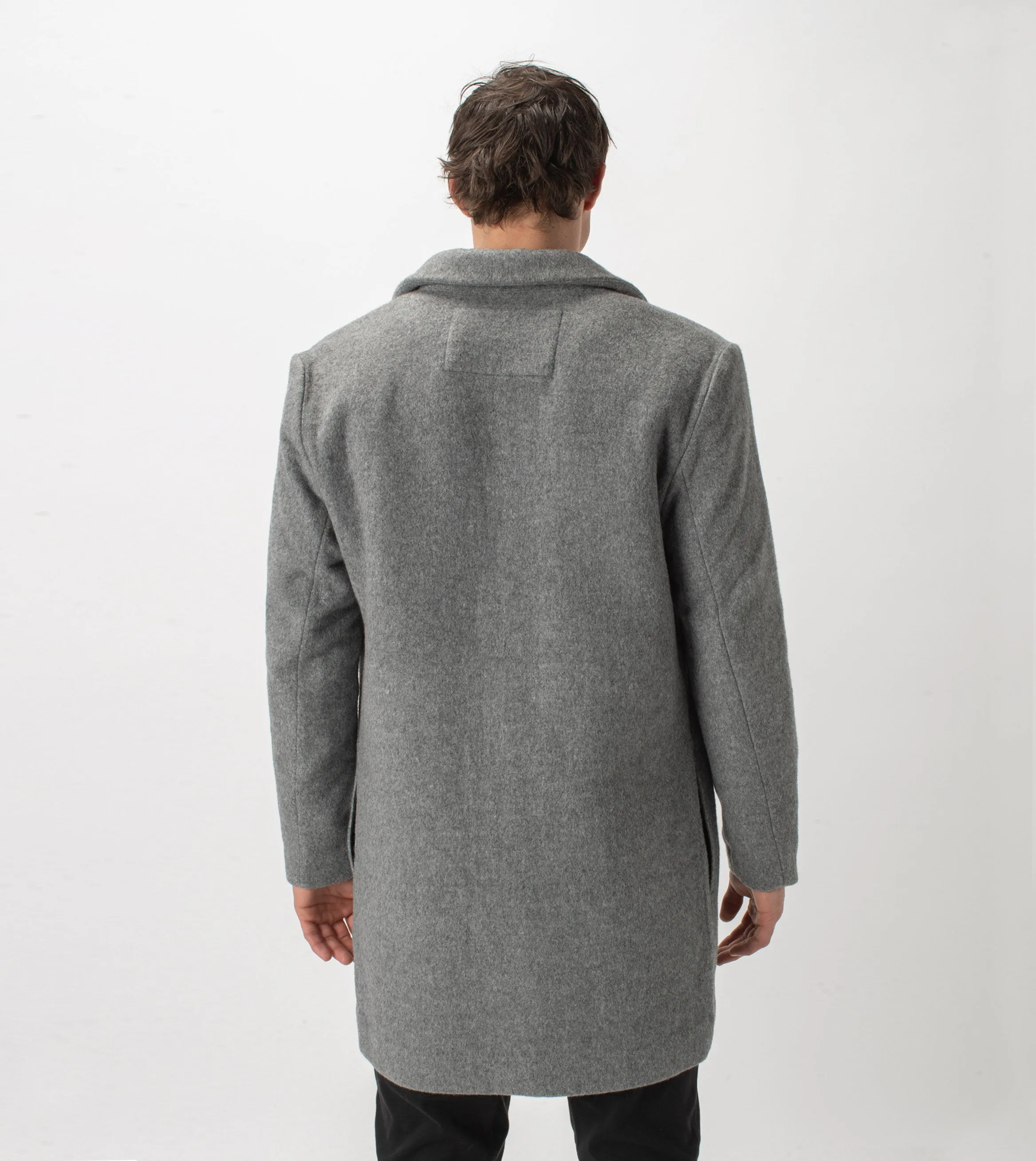 Kyoto Melton Jacket Grey Marle sold by Zanerobe product image thumbnail 5