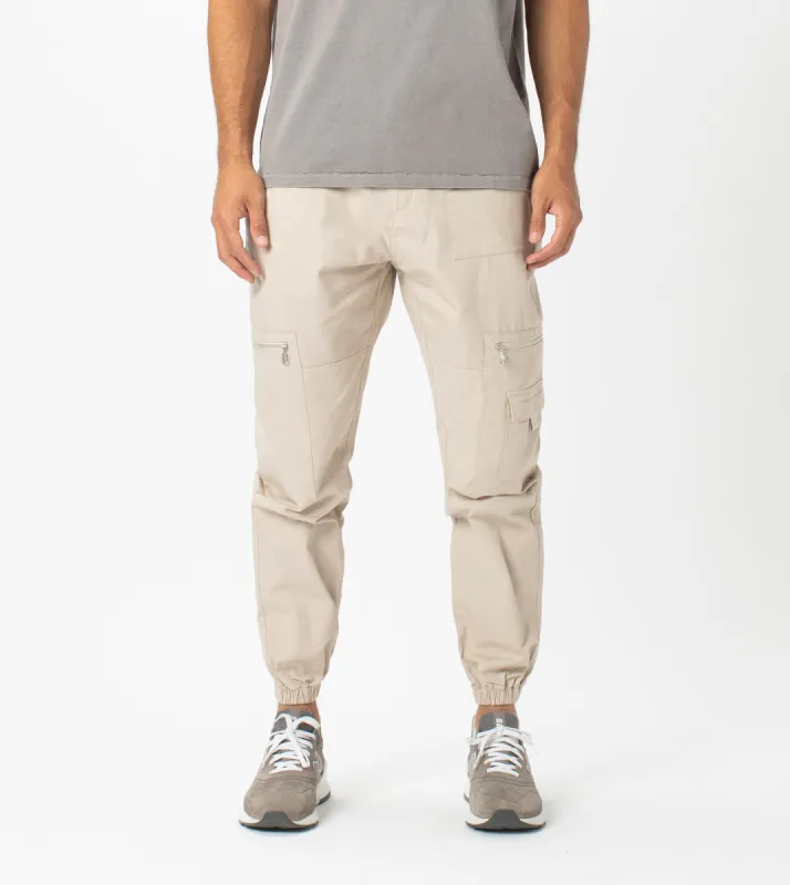 Jumpa Combat Jogger Oat sold by Zanerobe