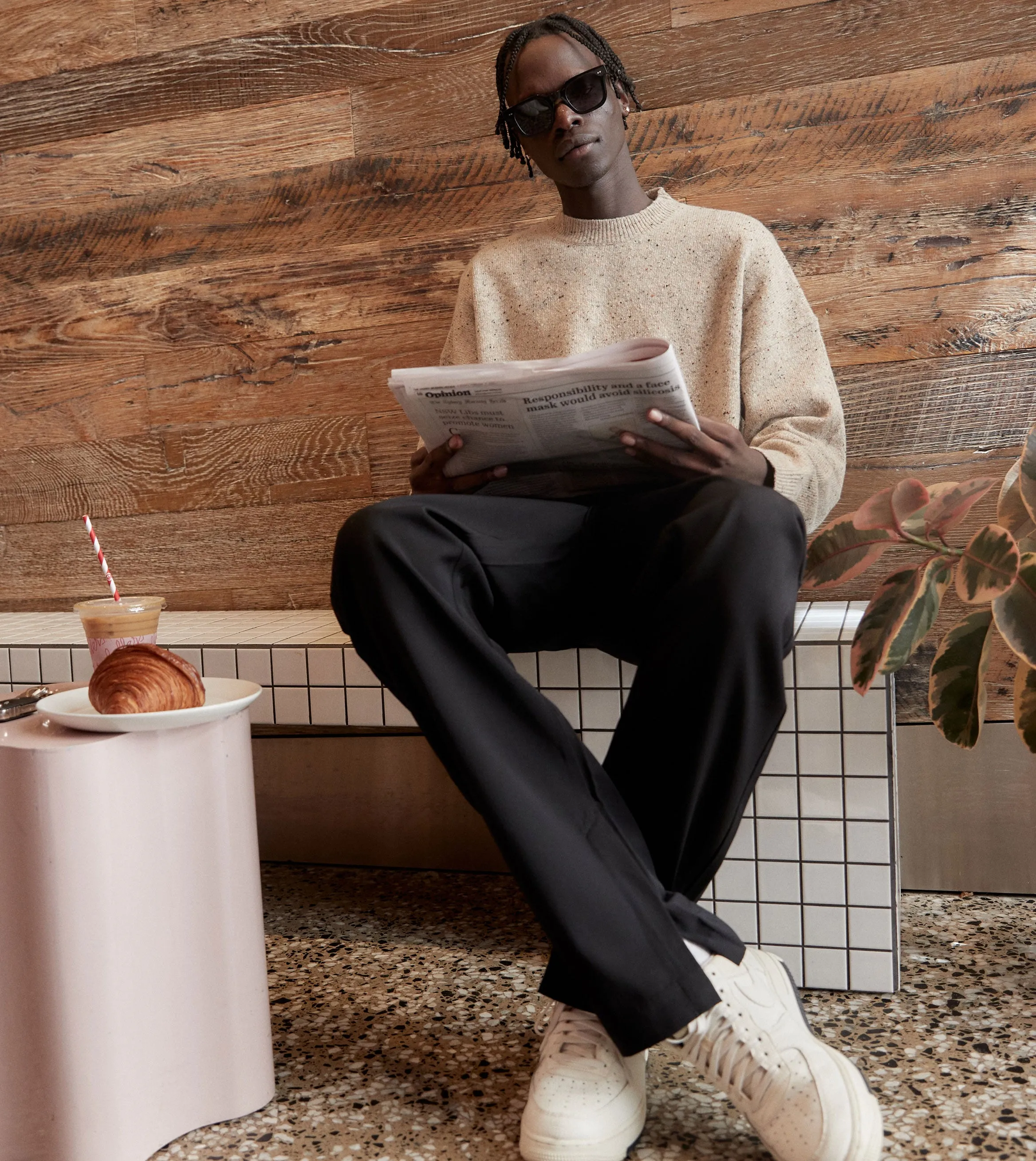 Split Pant Black sold by Zanerobe product image thumbnail 5