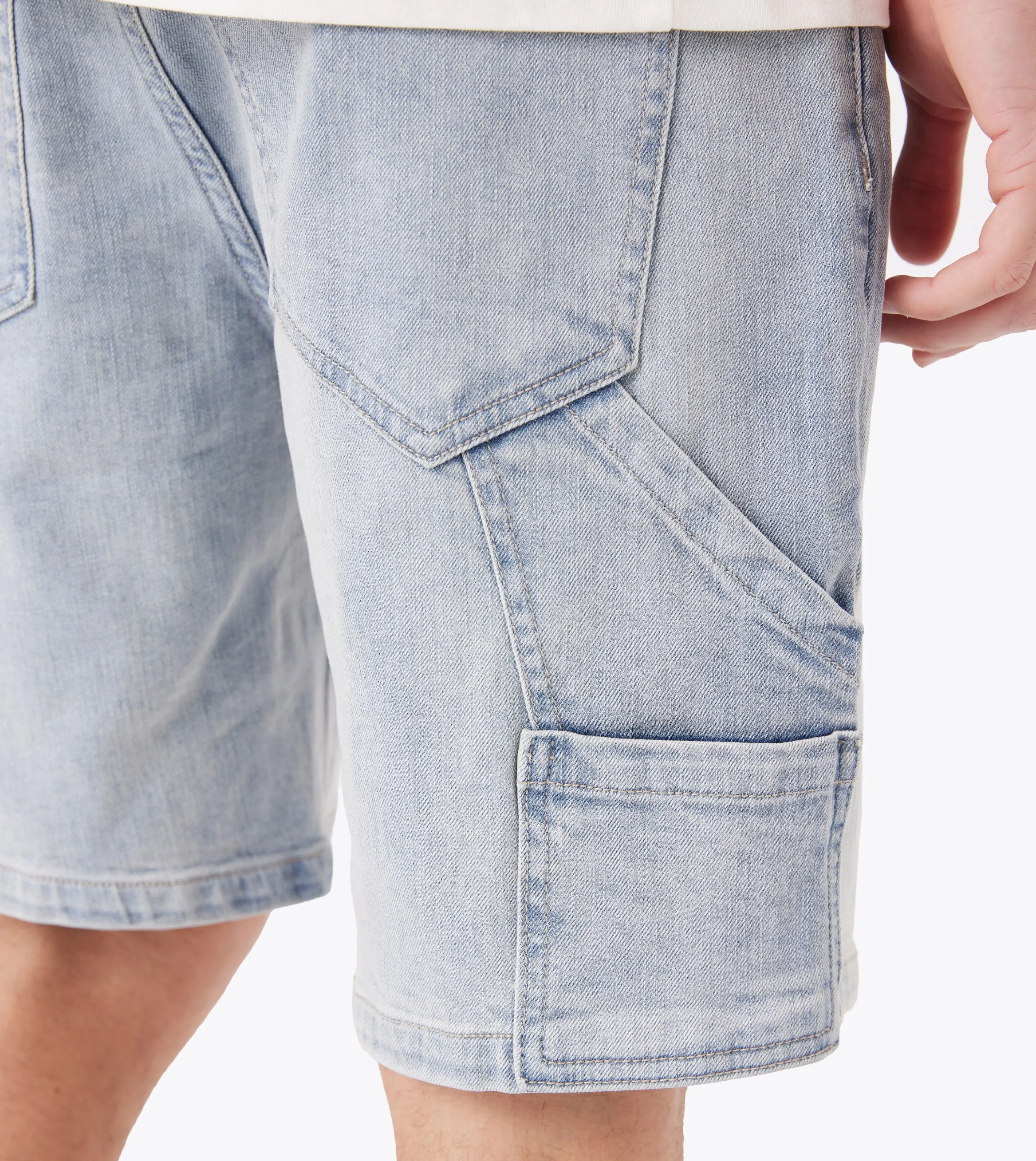 Carpenter Denim Short Lt Blue sold by Zanerobe product image thumbnail 3