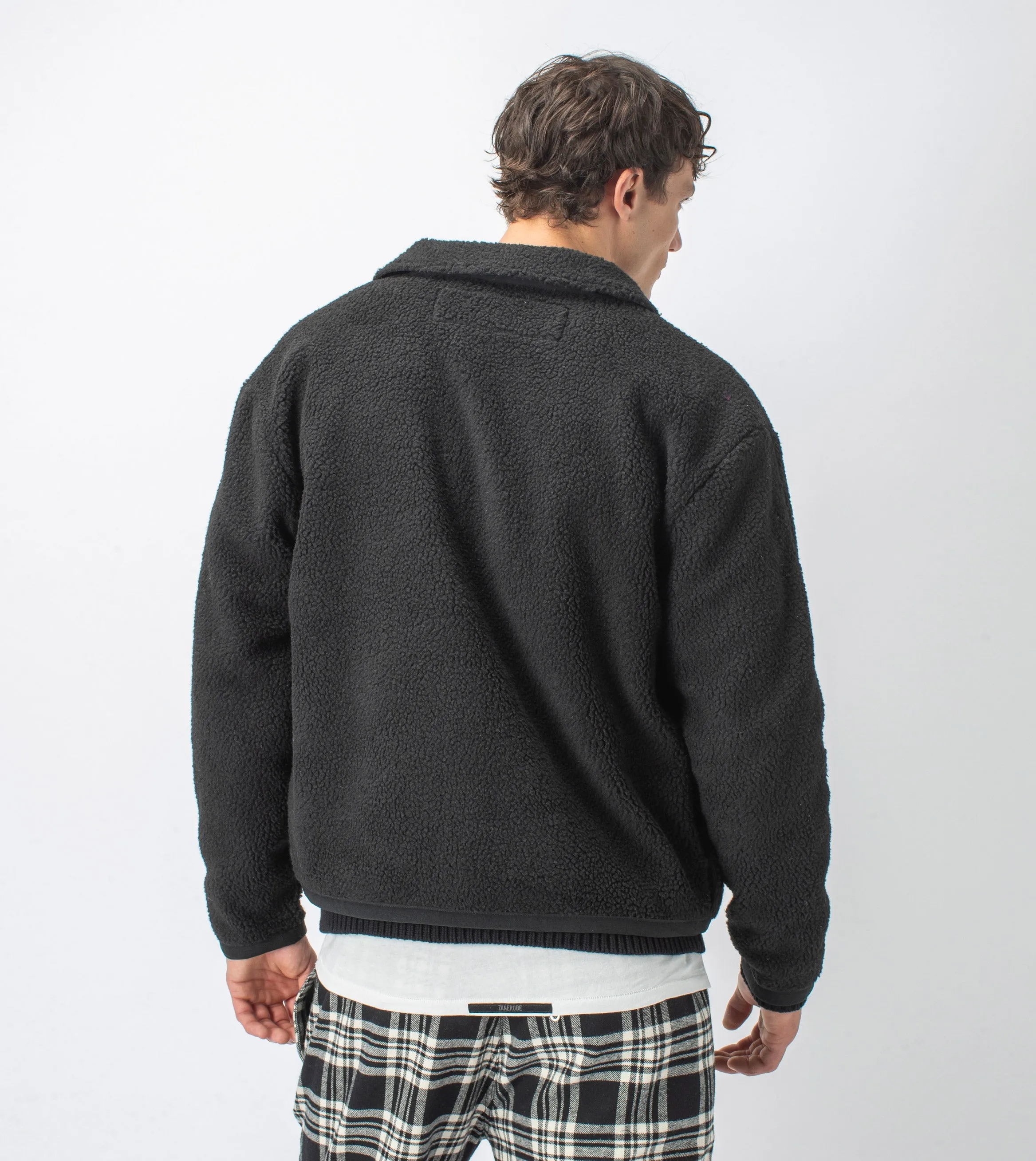 Sherpa Liner Jacket Black sold by Zanerobe product image thumbnail 5