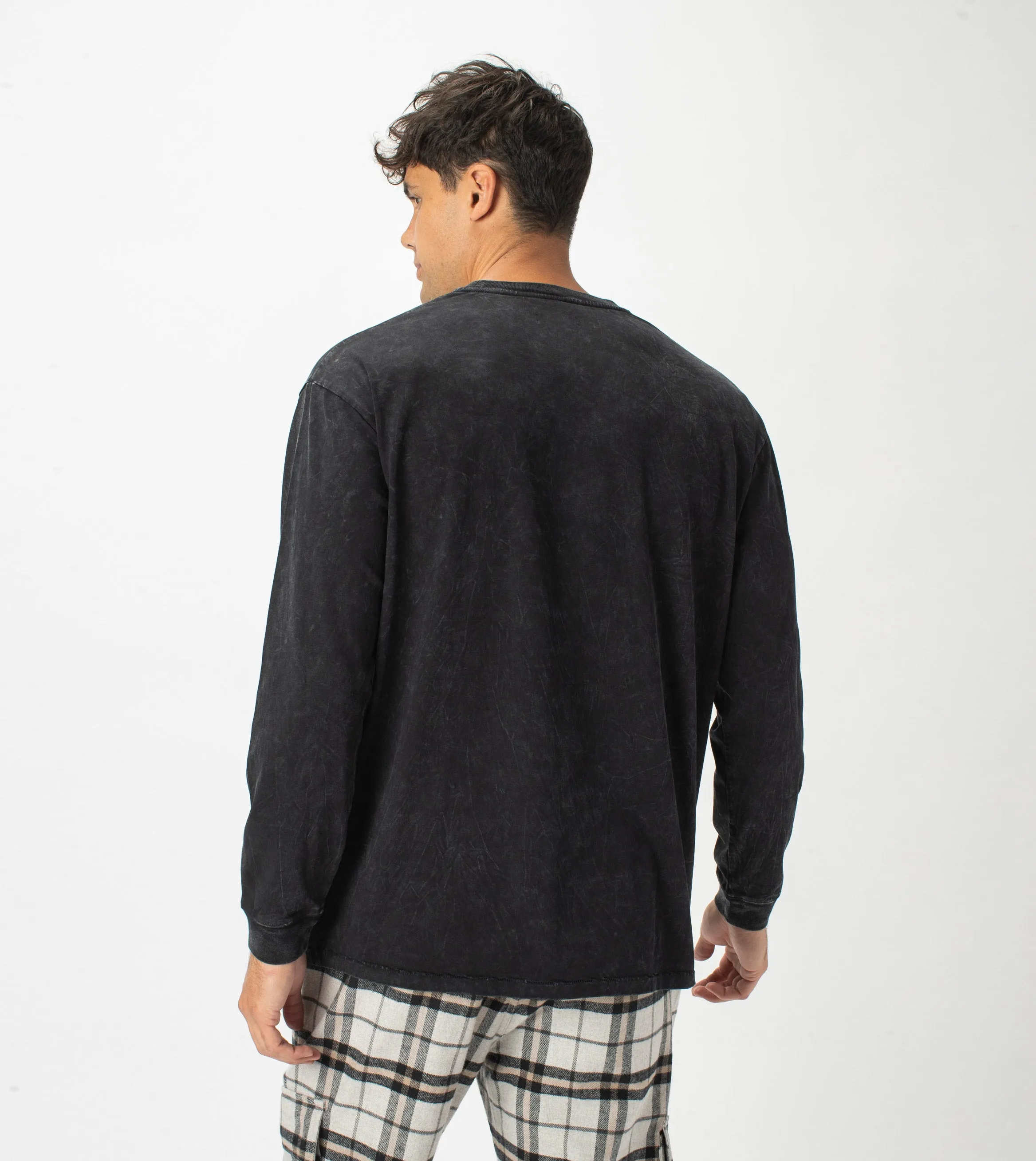 Box LS Tee Salt Black sold by Zanerobe product image thumbnail 5