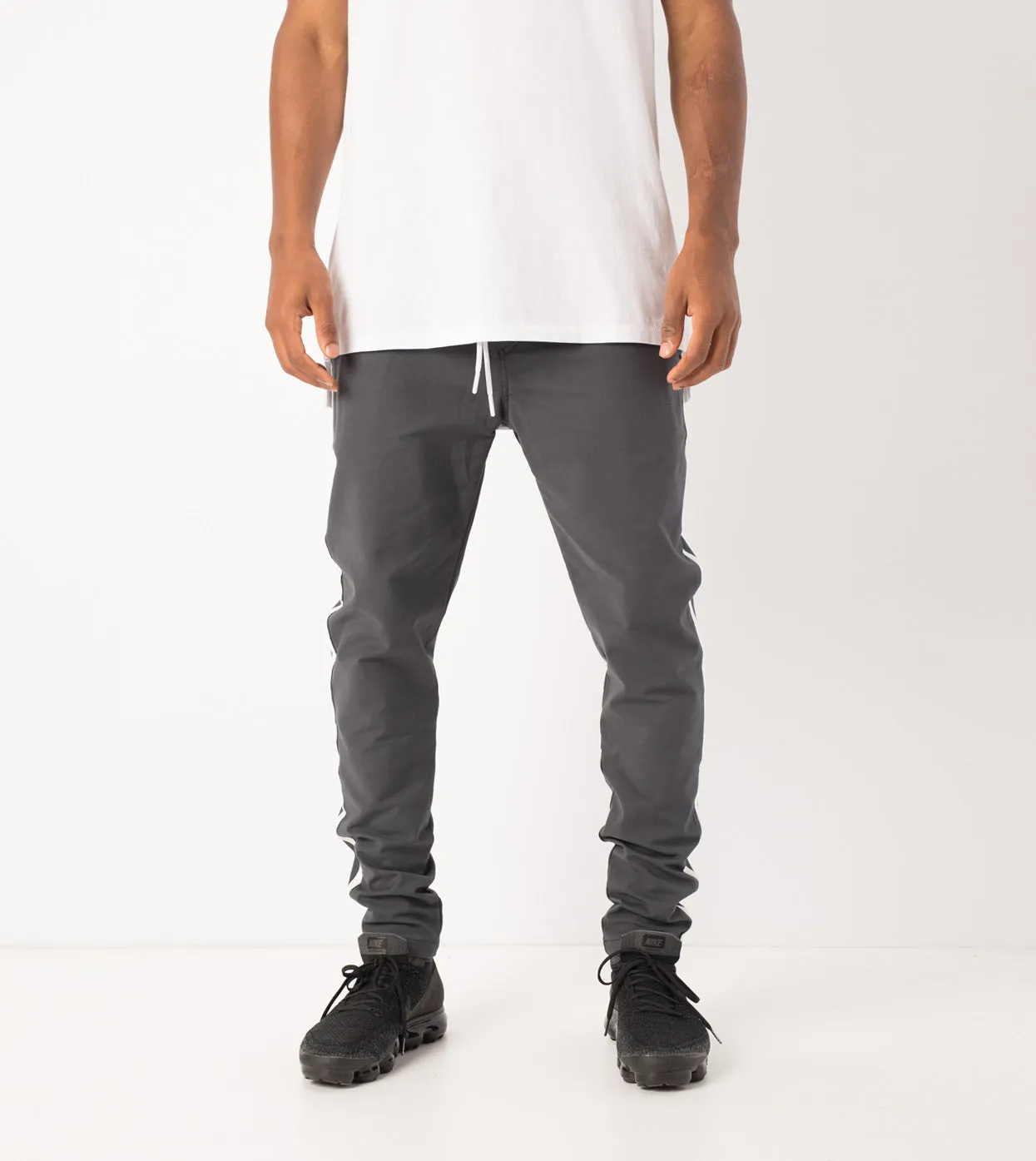 Jumpshot Track Pant Vintage Black sold by Zanerobe product image thumbnail 2
