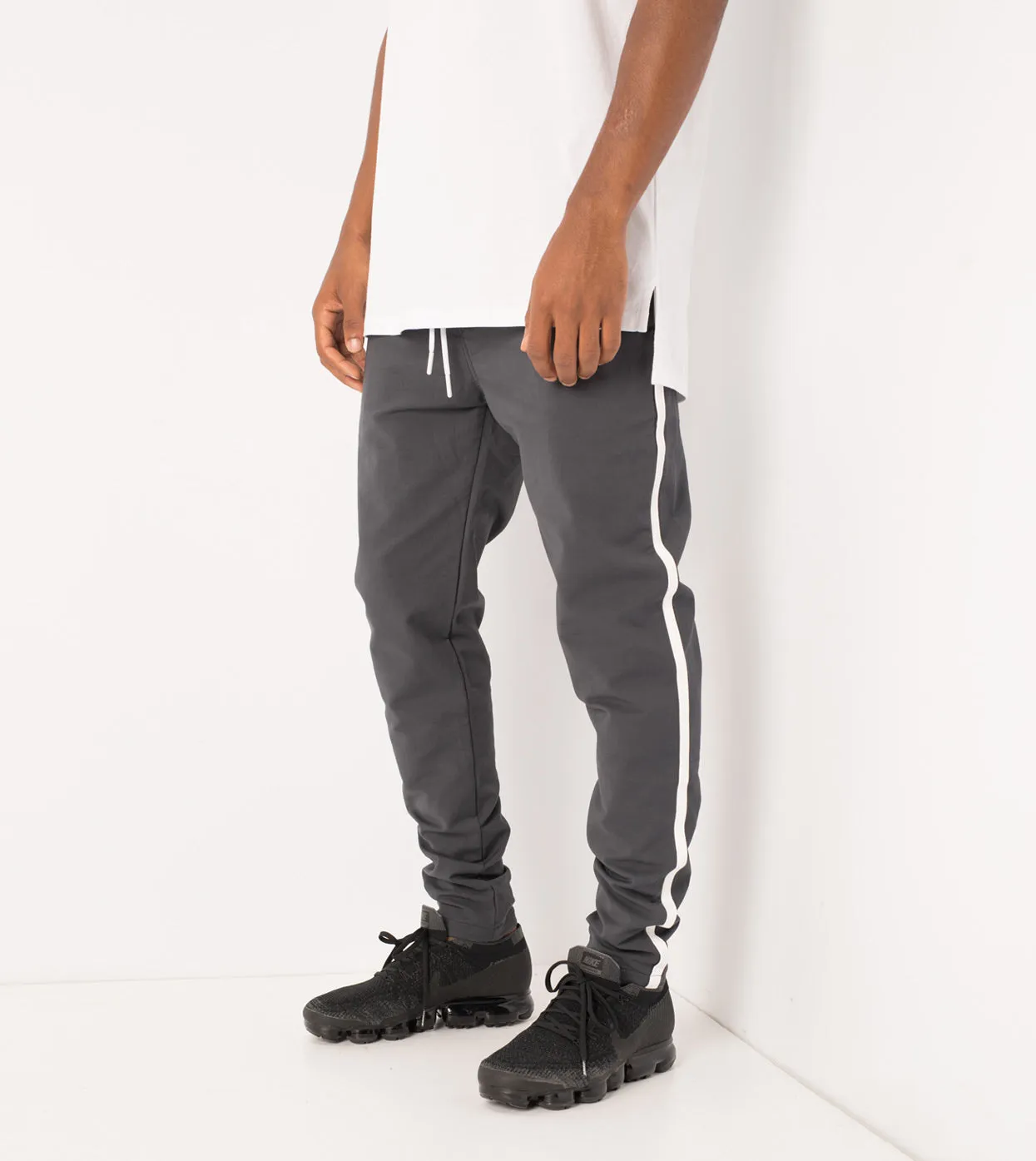 Jumpshot Track Pant Vintage Black sold by Zanerobe