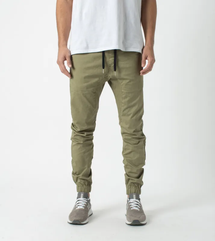 Sureshot Lightweight Jogger GD Moss sold by Zanerobe