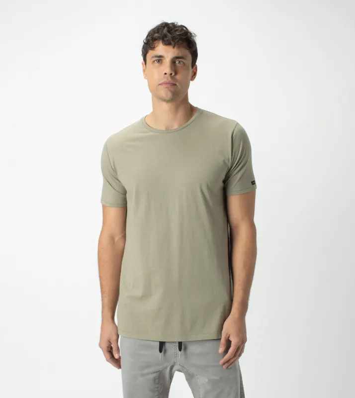 Flintlock Tee Moss sold by Zanerobe