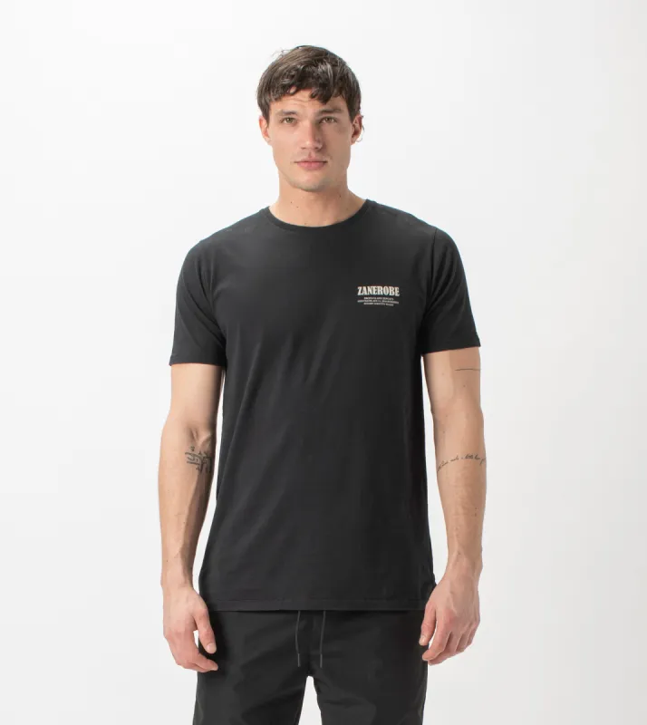 P&E Flintlock Tee Black sold by Zanerobe