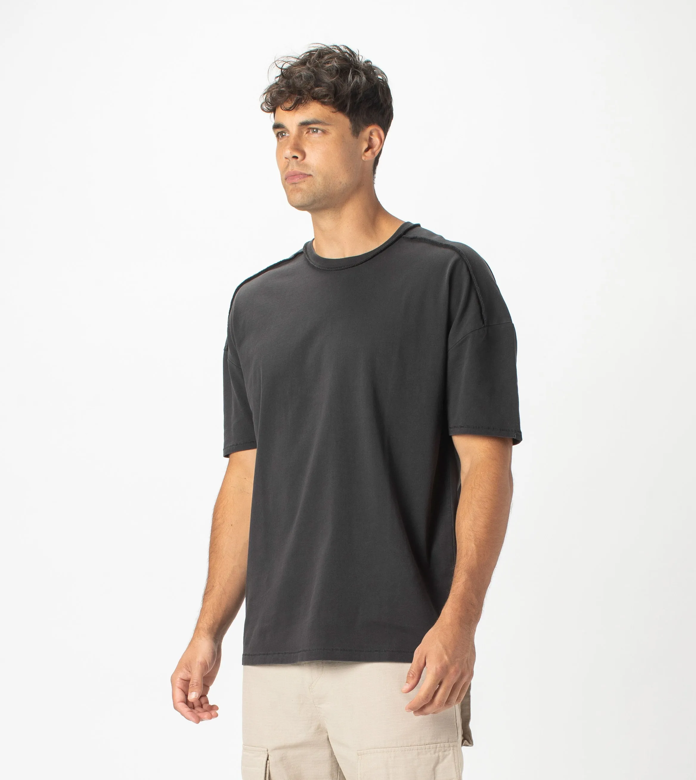 Drop Box Tee GD Black sold by Zanerobe product image thumbnail 2