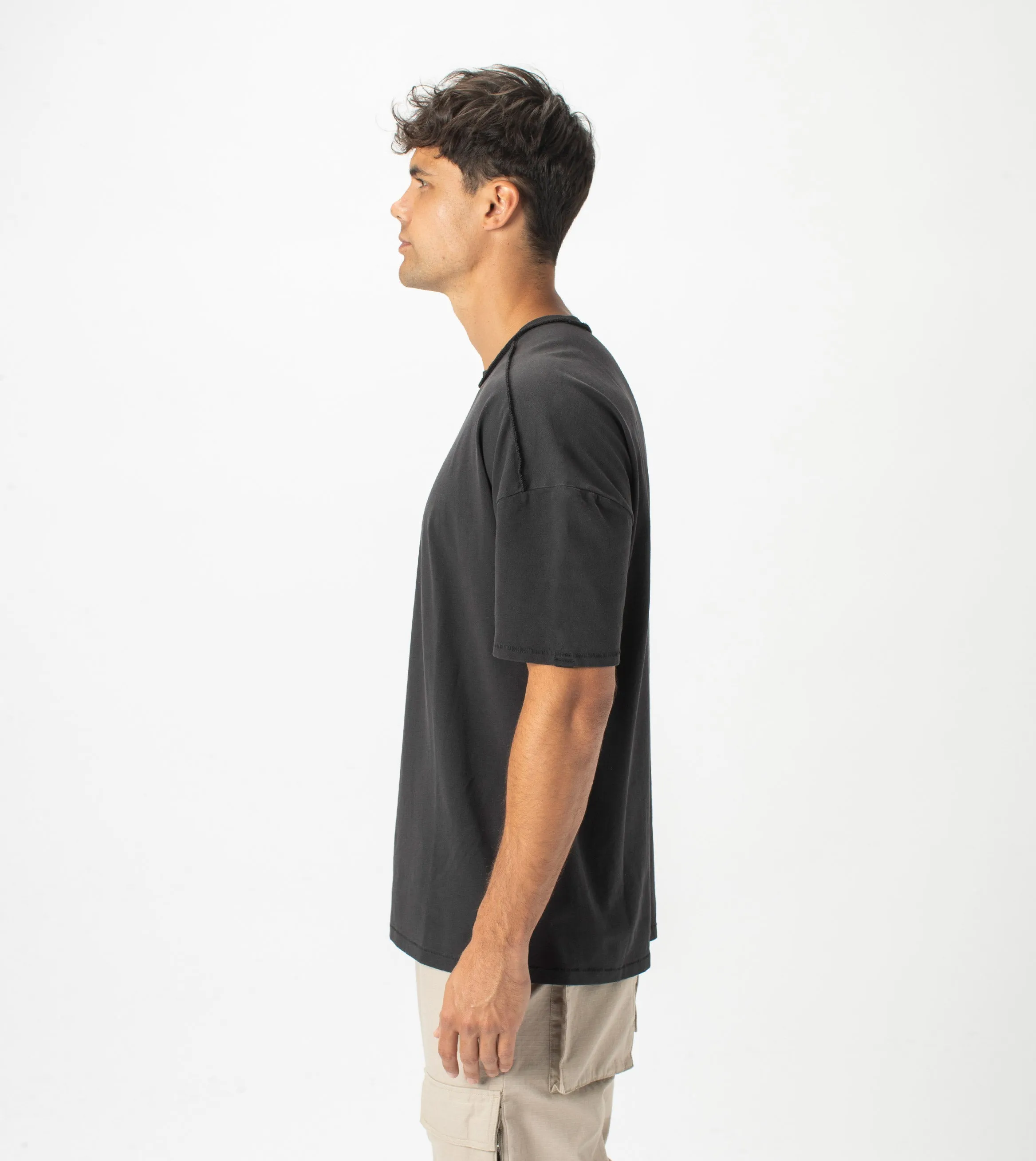 Drop Box Tee GD Black sold by Zanerobe product image thumbnail 4
