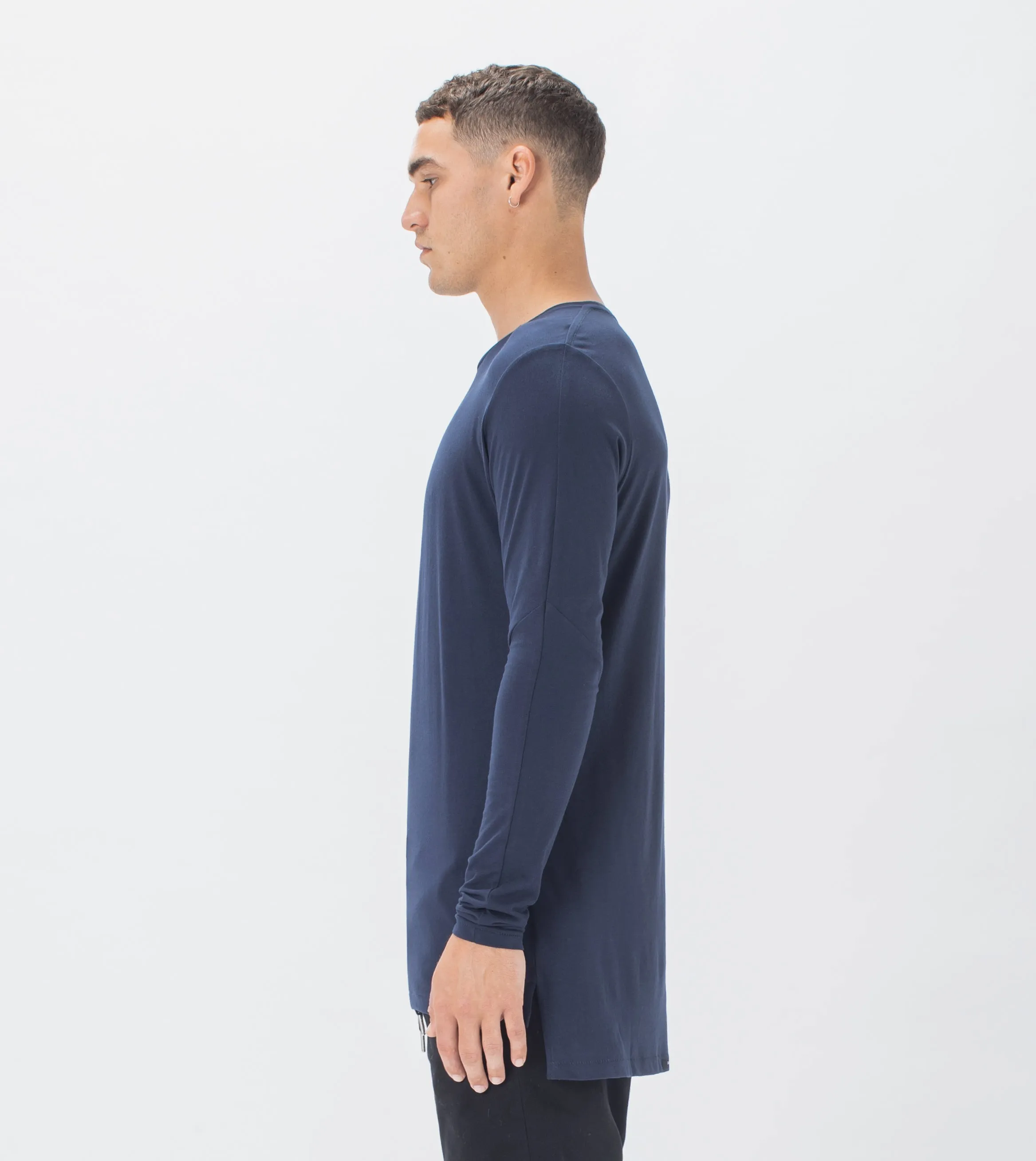 Flintlock LS Tee Indigo sold by Zanerobe product image thumbnail 4