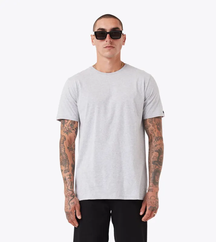 Flintlock Tee Grey Marle sold by Zanerobe