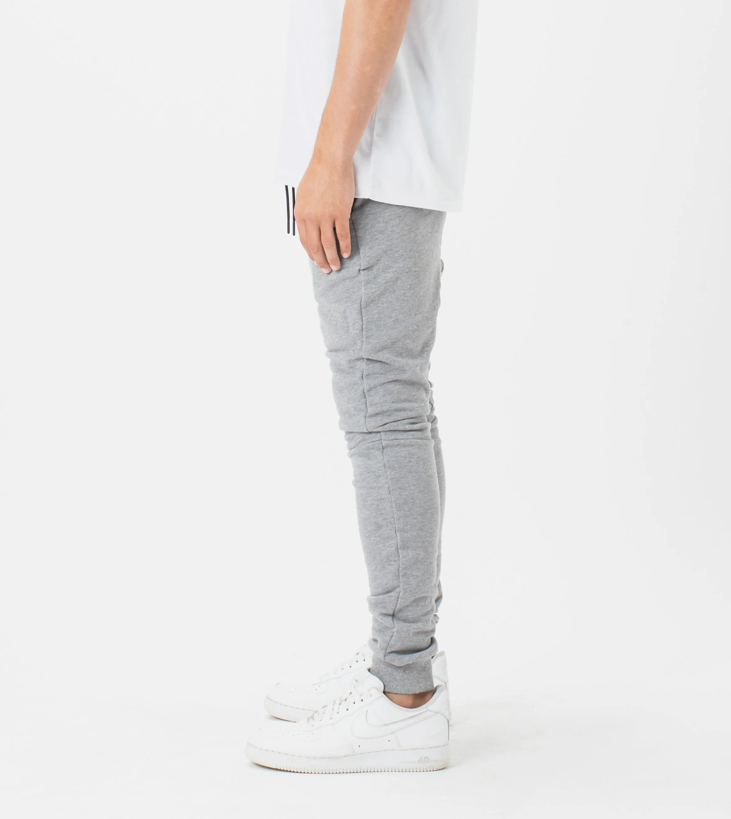 Sureshot Fleece Jogger Dk Grey Marle sold by Zanerobe product image thumbnail 4