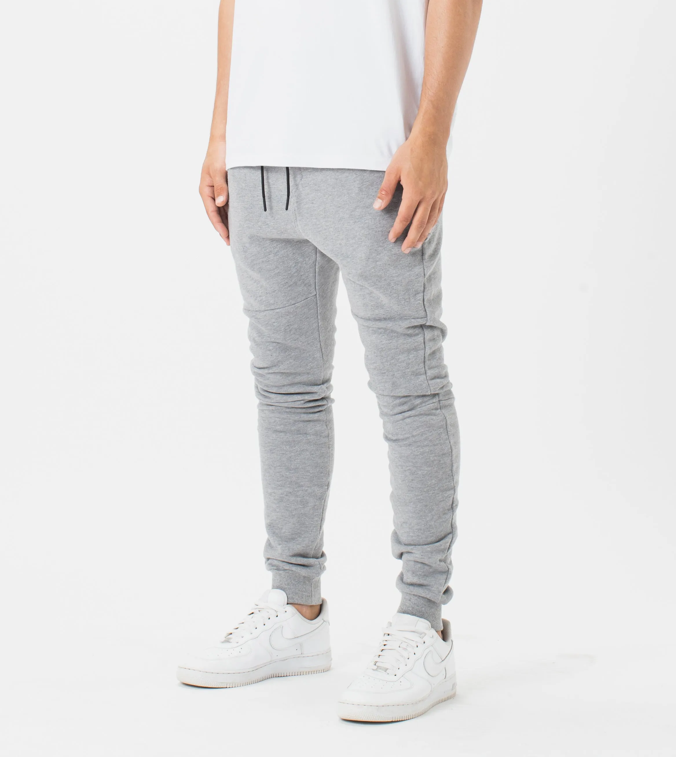 Sureshot Fleece Jogger Dk Grey Marle sold by Zanerobe product image thumbnail 3