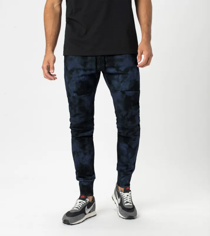 Sureshot Fleece Jogger Black/Ink sold by Zanerobe