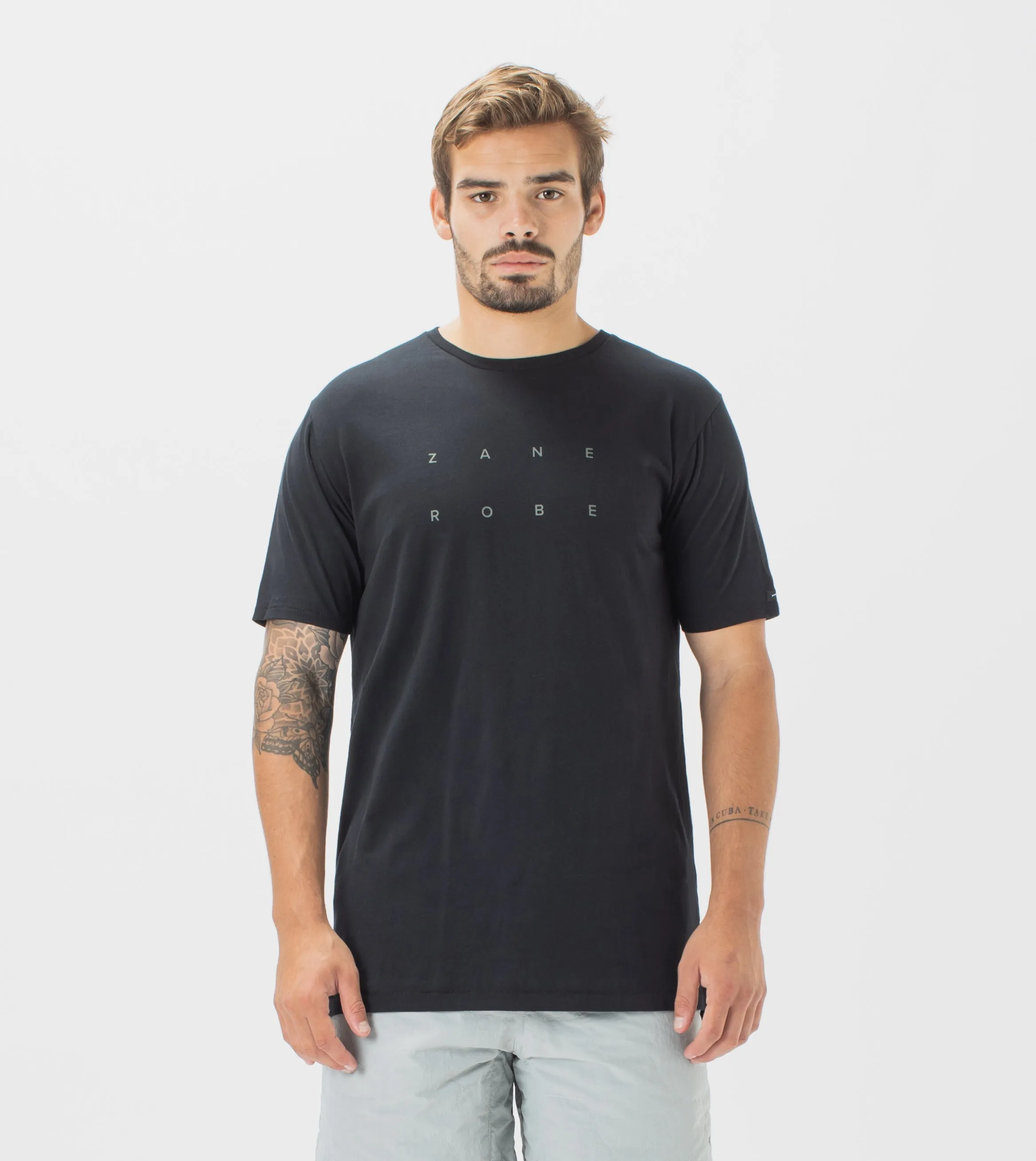Formation Flintlock Tee Black sold by Zanerobe