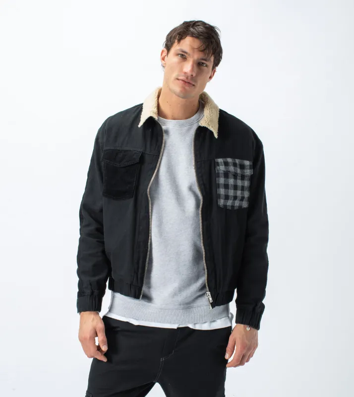 Mix Work Jacket Black - Sale sold by Zanerobe