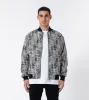Static Zane Bomber Jacket Black/White sold by Zanerobe