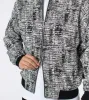 Static Zane Bomber Jacket Black/White sold by Zanerobe