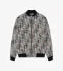 Static Zane Bomber Jacket Black/White sold by Zanerobe