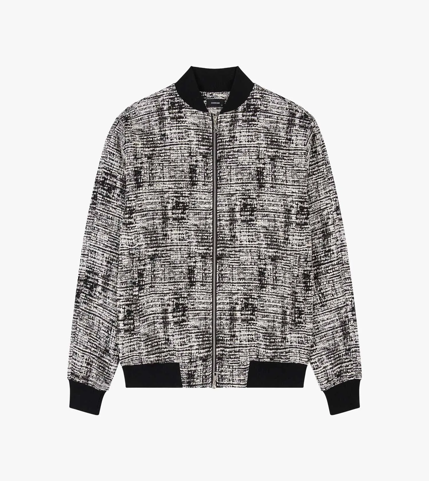 Static Zane Bomber Jacket Black/White sold by Zanerobe product image thumbnail 3