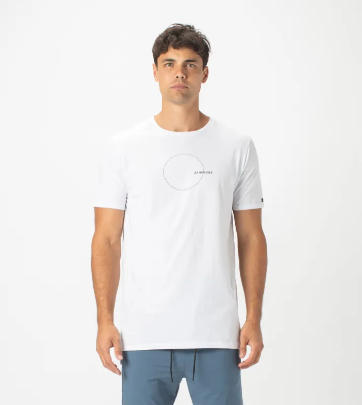 Orb Flintlock Tee White sold by Zanerobe