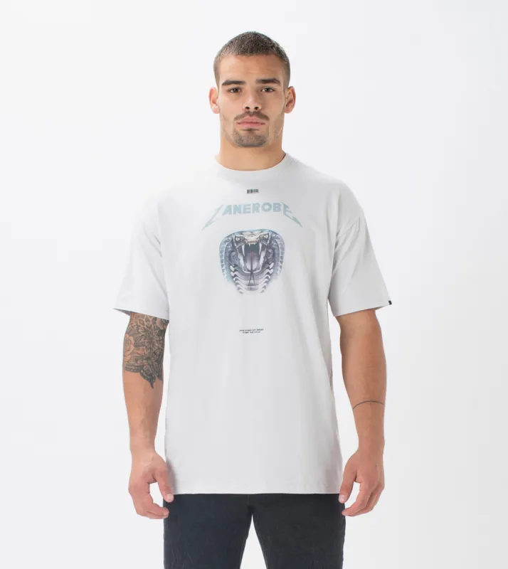 Snake Box Tee White sold by Zanerobe