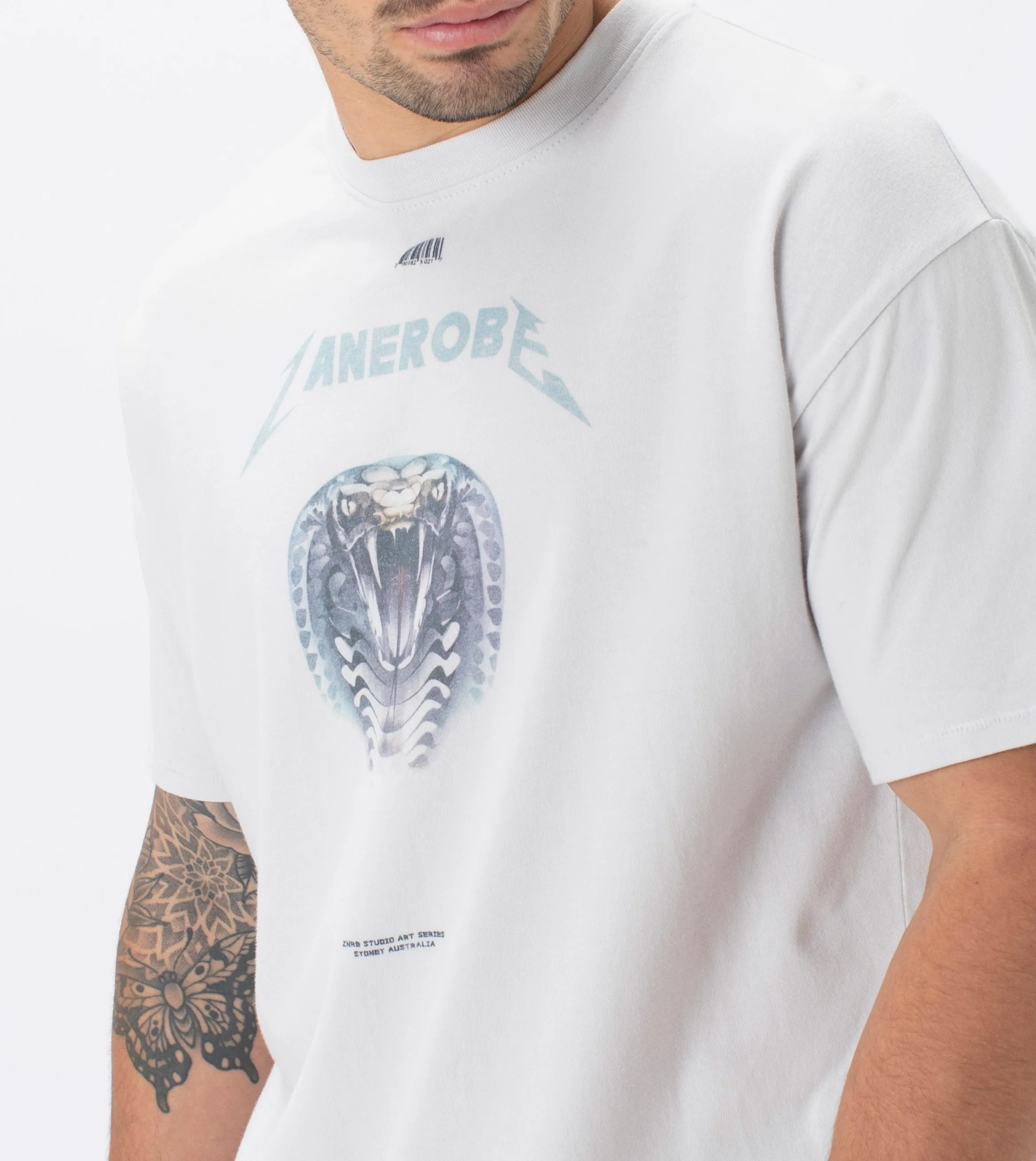 Snake Box Tee White sold by Zanerobe product image thumbnail 3
