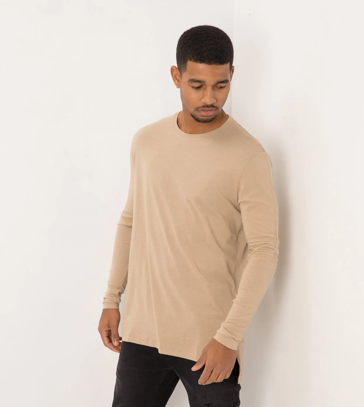 Flintlock LS Tee Beige sold by Zanerobe