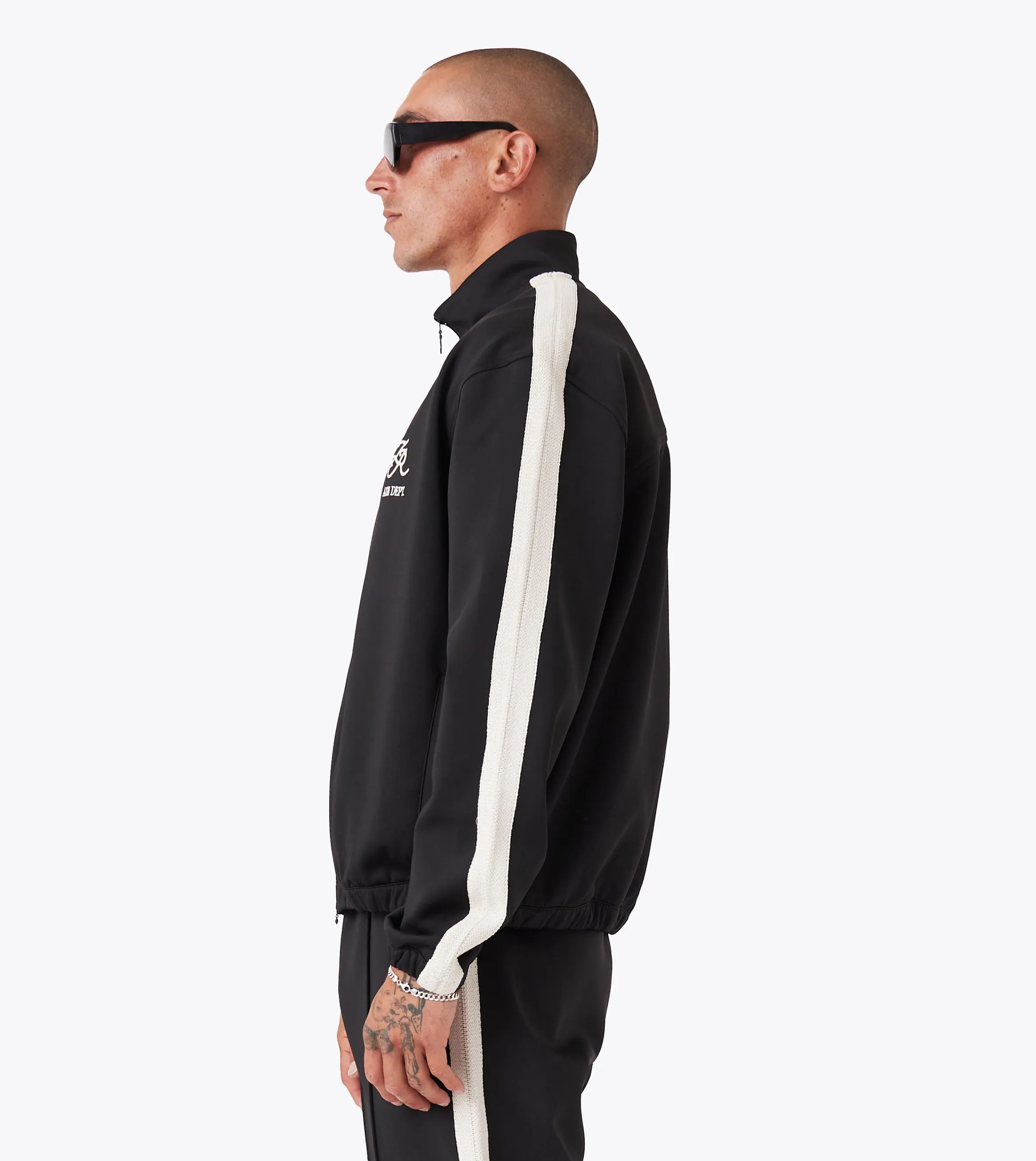 Training Track Jacket Black sold by Zanerobe product image thumbnail 4