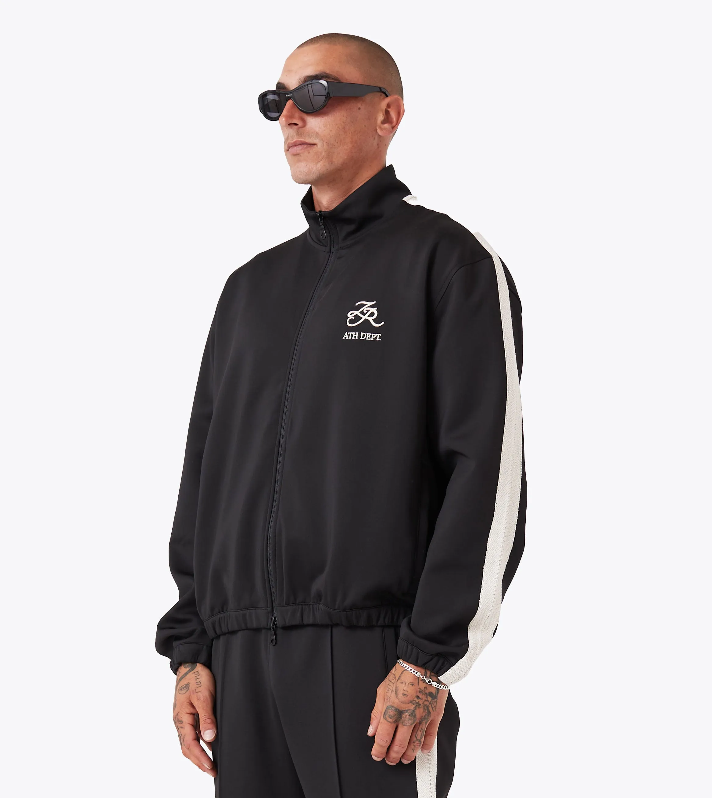 Training Track Jacket Black sold by Zanerobe product image thumbnail 3