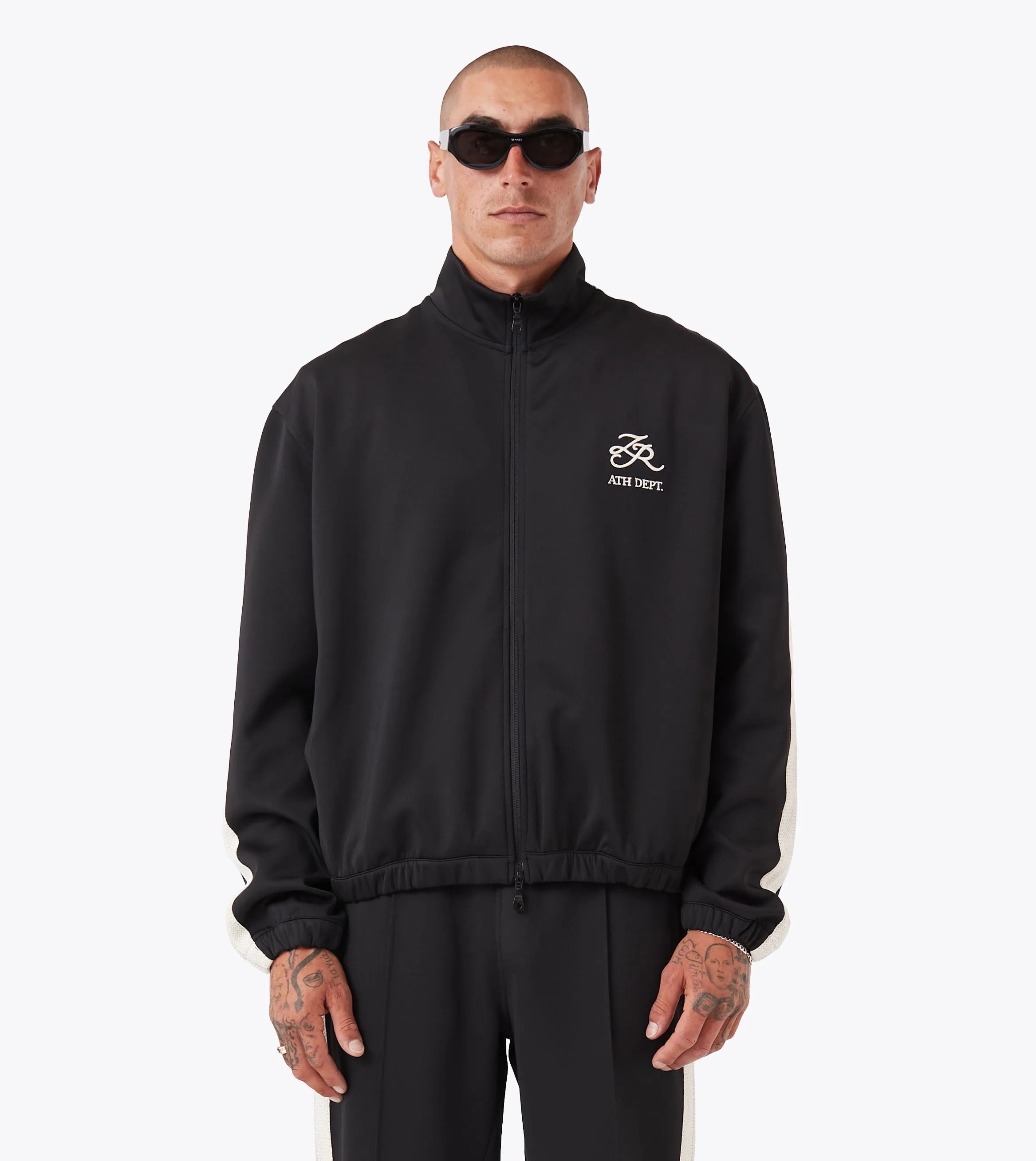 Training Track Jacket Black sold by Zanerobe