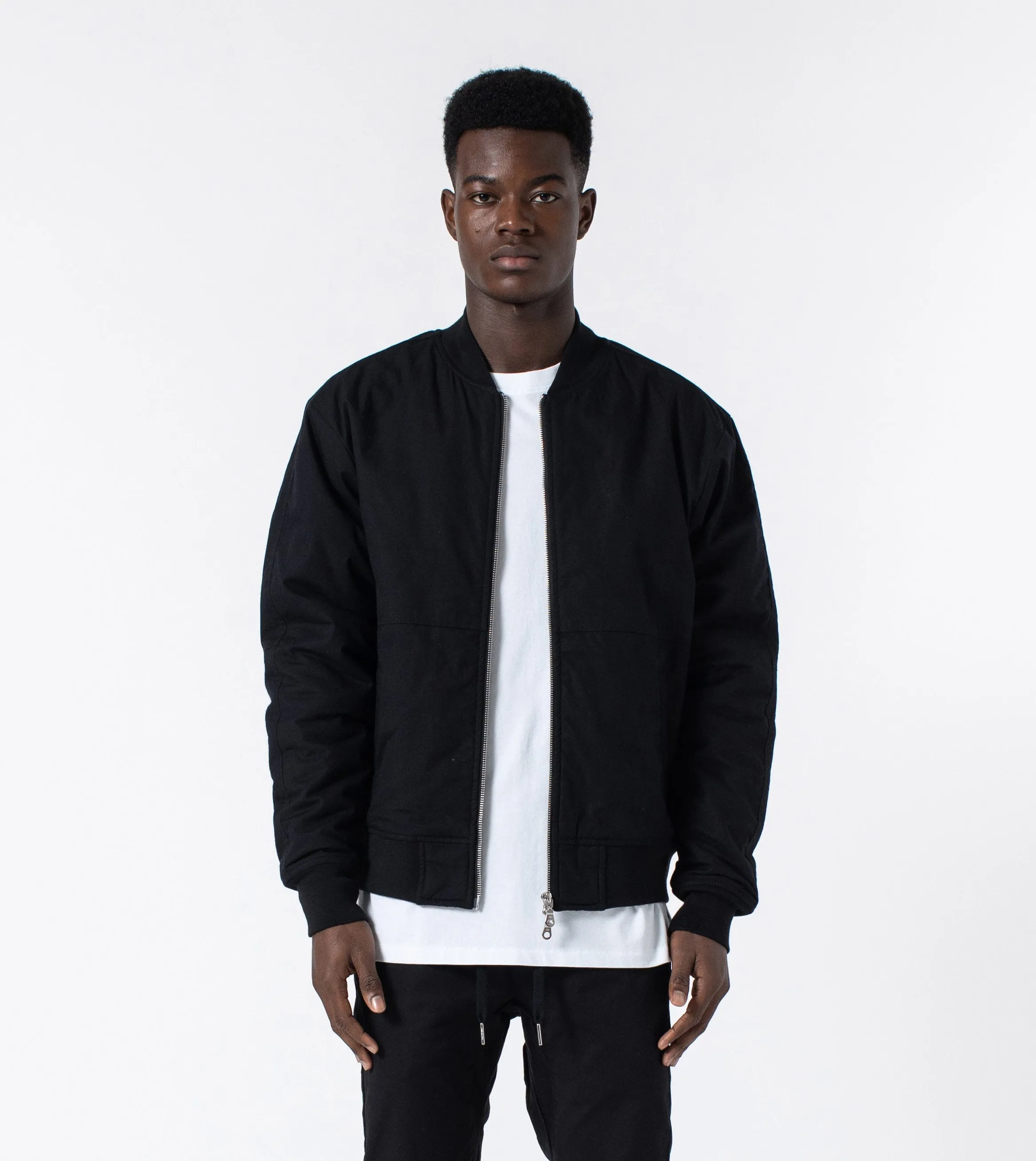 Primal Bomber Jacket Black sold by Zanerobe